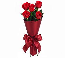 Букет 5 Красных роз Эдлесс Лав в Починки