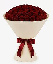 Букет 101 Бордовая роза Блэк Бакарра в Починки