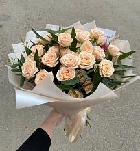 Букет Кремовые розы Латте в Починки