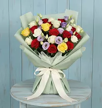 Букет цветов из:  Розы в Починки