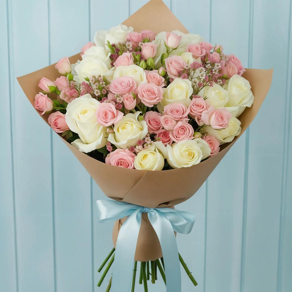 Букет цветов из: Розы в Починки