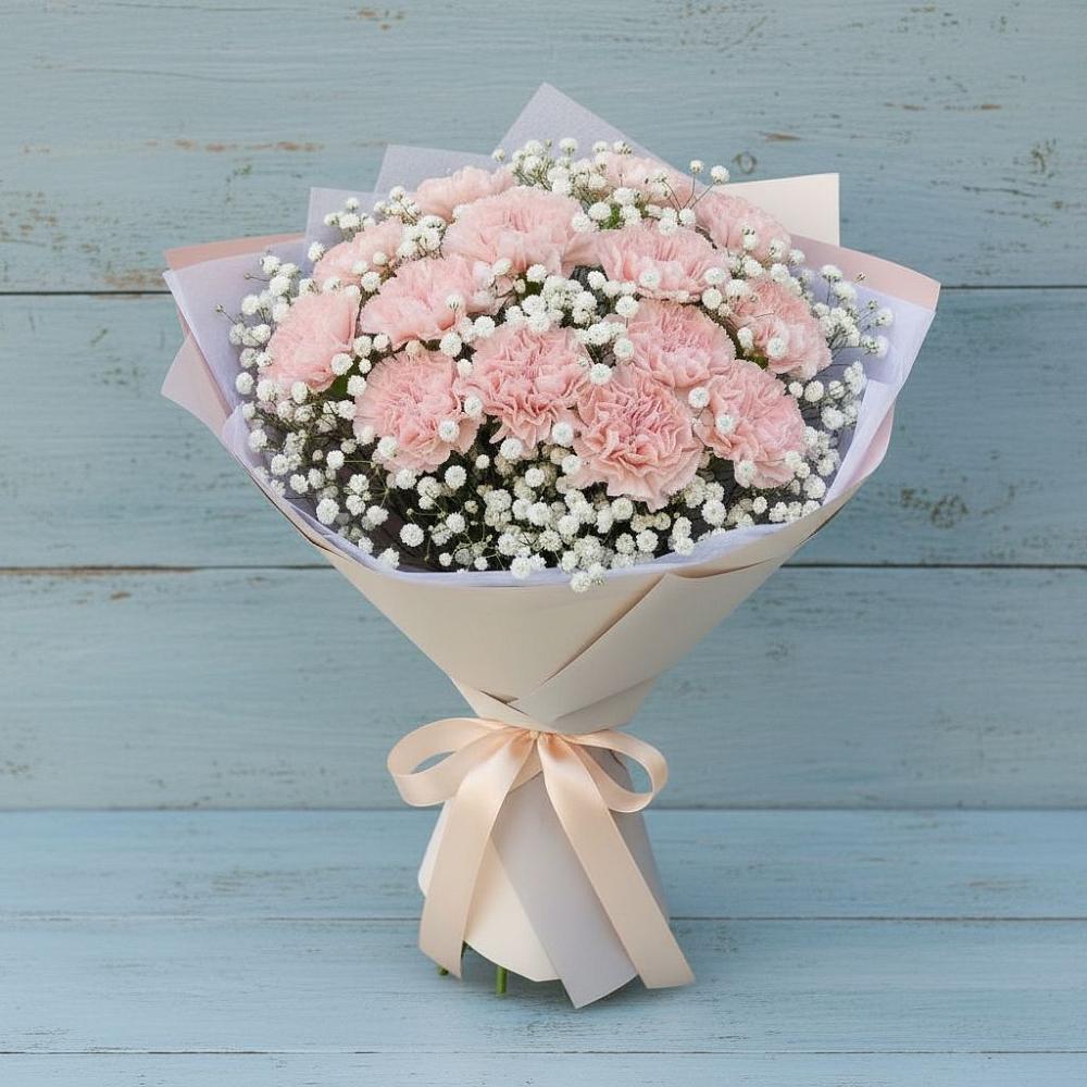 Букет цветов из: Гвоздики в Починки