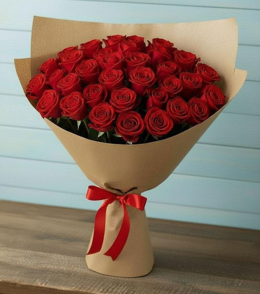 Букет Красные розы Милано в Починки