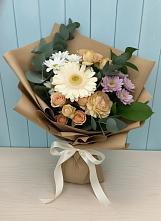 Букет цветов из:  Герберы и Хризантемы в Починки