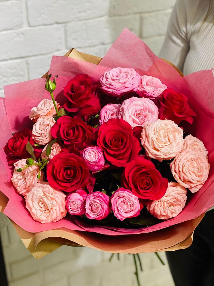 Букет цветов из: Розы в Починки