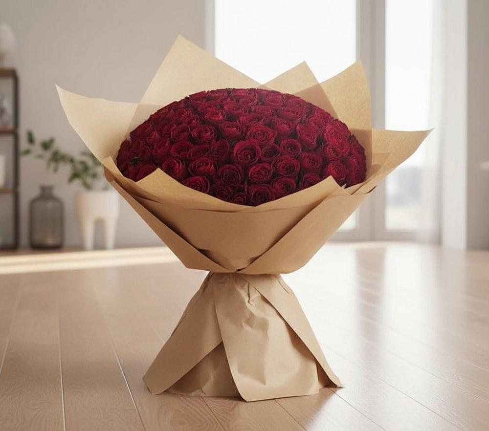 Букет 101 Красная роза в Починки