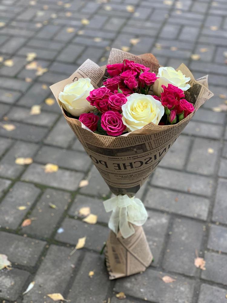 Букет цветов из: Розы в Починки