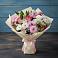 Букет цветов из: Хризантемы, Альстромерии и Розы в Починки